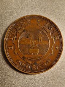 South Africa ZAR Penny 1898