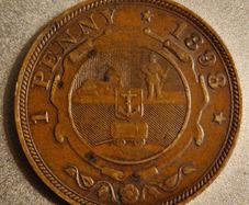 South Africa ZAR Penny 1898