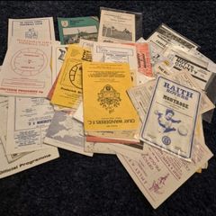 51 Football Programmes from Various Years
