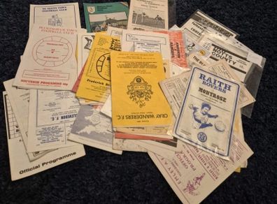 51 Football Programmes from Various Years