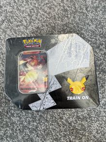 Celebrations Lance's Charizard V Big Tin Sealed Pokemon Cards