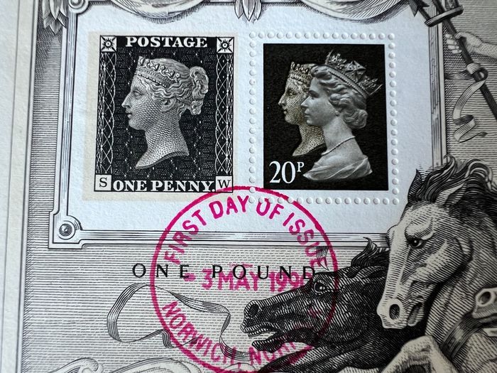 Great Britain 1990 Penny Black 150th Anniversary Miniature Sheet FDC