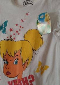New tinkerbell tee shirt tag attached