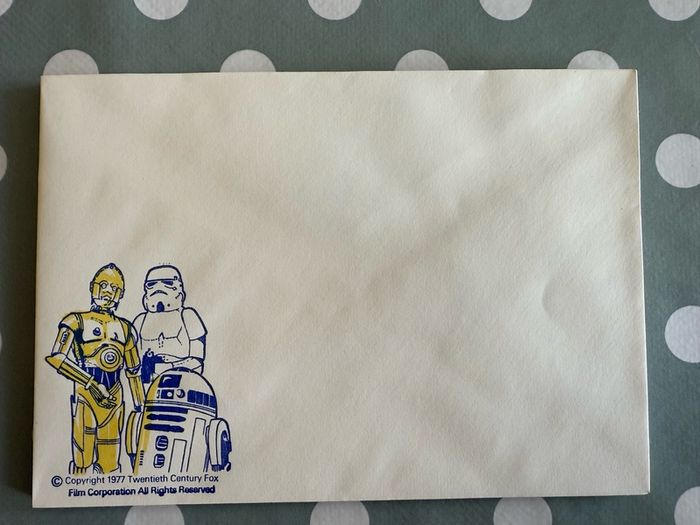 Vintage original Star Wars printed envelopes (11) NEW