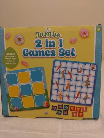Jumbo 2 In 1 Games Set New In Box