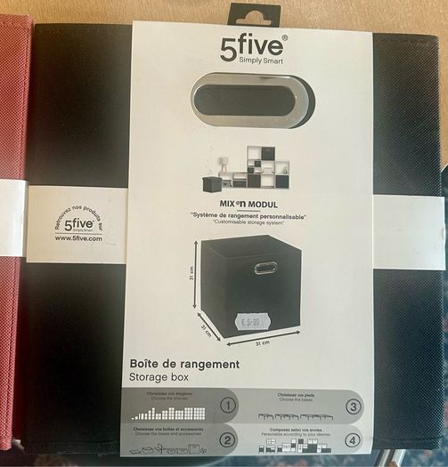 Two boxes storage NEW WITH TAG