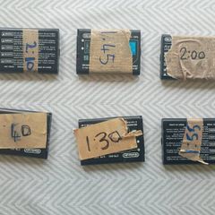 6 Original old 3ds used batterys