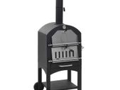 Charcoal Fired Outdoor Pizza Oven with Fireclay Stone