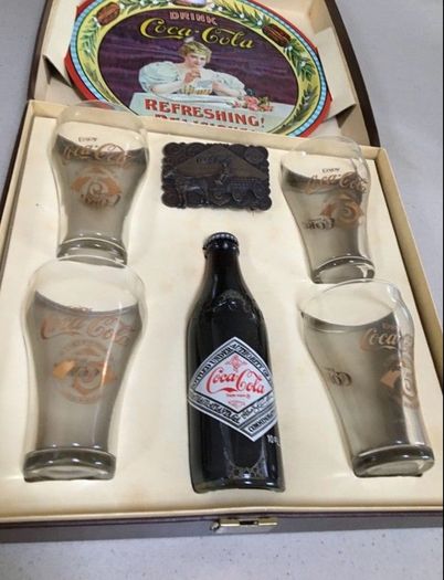 Coca Cola 1977 Anniversary Set