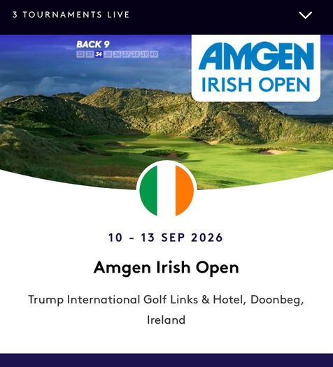 Amgen Irish Open 2 General Admission Sunday 13