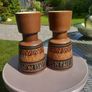 Pair of Kernat Ltd Israel vases, rare, no damage, D18 Image 2