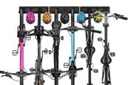 Bike Storage Rack Garage Wall Mount Hanger for Bicycles and Helmets, Heavy Duty Tools Storage Hooks Adjustable Home Space Saving (FREE POSTAGE)
