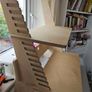 Adjustable Standing Desk Converter / Wooden Desk Riser (Birch Plywood) Image 6