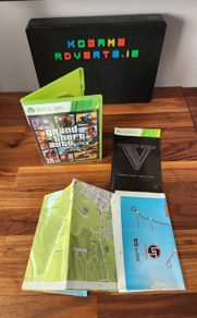 Grand Theft Auto V with map - Xbox360