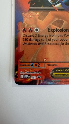 Pokemon TCG Mega Charizard Y Ex Card and Tin