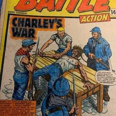 Battle Action, Valiant and TV 21 Vintage, UK Comics. Five Issues from Aug 1972, Dec 1977 and Dec 1980