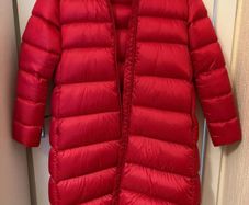 Red Puffa Coat by EMMe