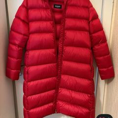 Red Puffa Coat by EMMe
