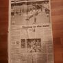 Italia 1990 - Irish Independent Tuesday 12th June 1990 -Ireland v England-(Front page and 4 page pull-out) Image 4