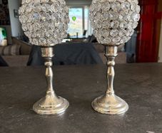 Glass tealight holders