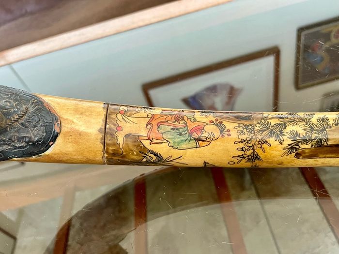 Repro China Ming Guo period 1920s Bone Opium Pipe