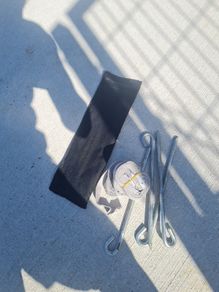 Rachet Tie down straps and pegs Tent