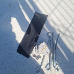 Rachet Tie down straps and pegs Tent
