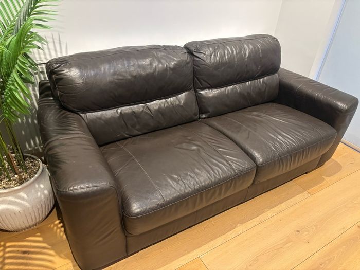 Sofa - 3-seater synthetic leather