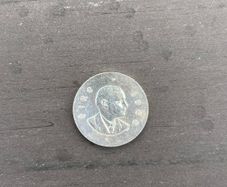 Silver Padraig Pearse commemorative coin 1966 one schilling