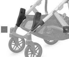 Uppababy vista  lower car seat adapters