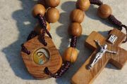 Set Of  Rosary Made Of Olive Wood From Medjugore