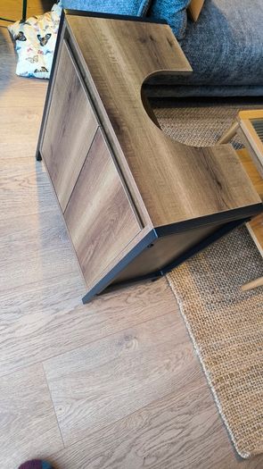 Undersink bathroom cabinet, wood