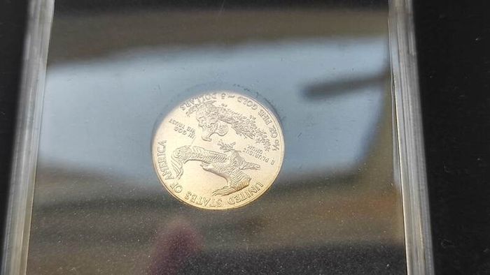 Double gold coins set