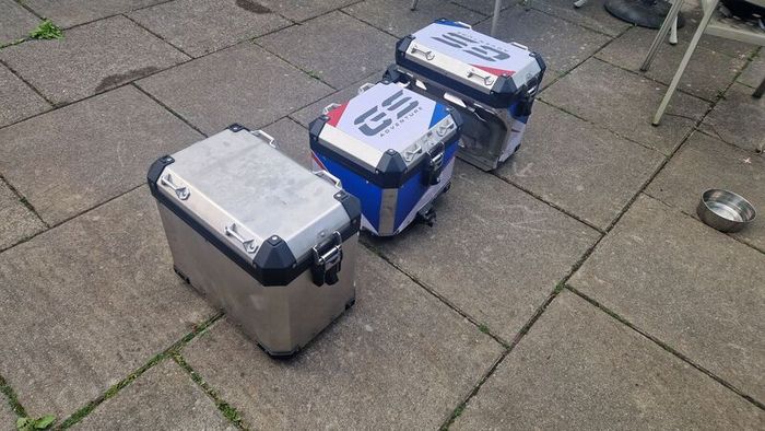 bmw panniers and top box for r1200gsa and r1200gsa