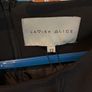 Lavish Alice black dress with fur detail Image 2