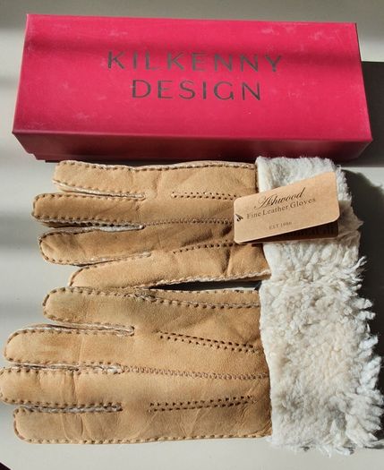 Ashwood Kilkenny design fine leather gloves M/L, S/M