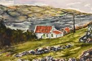 Connemara wild Atlantic watercolour