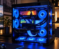 Gaming Pc Ryzen 7 7800x3d Rx 9070 32gb Ddr5 B850 Wifi 7 Dual Lcd Rgb