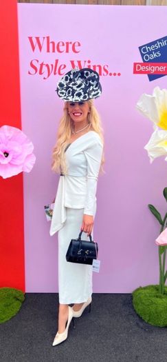 Black and White Midi Dress