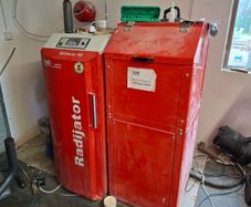 Wood Pellet Burner & Flue