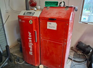 Wood Pellet Burner & Flue