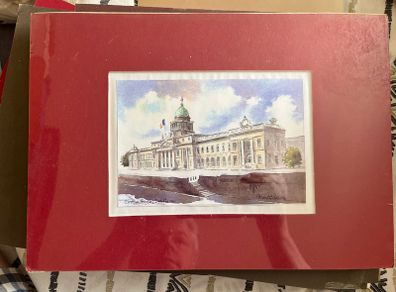 Custom House, Dublin - Mounted art print