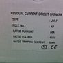 Postage - 5 x Circuit Breakers RCCB 4P 80A 30mA 230v Image 2