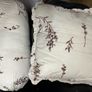 Beautiful King Size Bed Spread and two matching cushions and Pillow covers Image 2