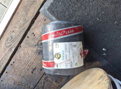 2.5 cable and rool 6 inch lead