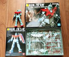 Mobile Suit Gundam RGM-79 GM Gunpla Model High Grade Vintage Bandai Anime Manga Japan Figure