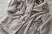 ZARA Faux Fur Coat Size M