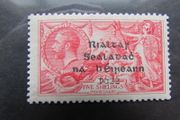 Irish 1922 Dollard 5/- Overprint.Mint hinged.Five Shillings.