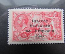 Irish 1922 Dollard 5/- Overprint.Mint hinged.Five Shillings.