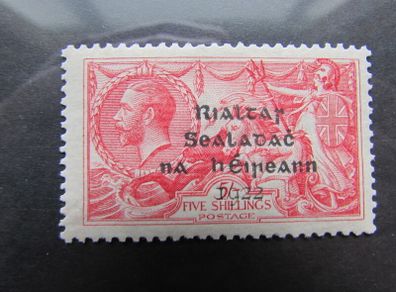 Irish 1922 Dollard 5/- Overprint.Mint hinged.Five Shillings.